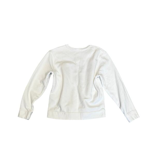 MAJE Embroidered GYPS Sweatshirt/Jumper White Size 1 (Small) - Picture 3 of 7